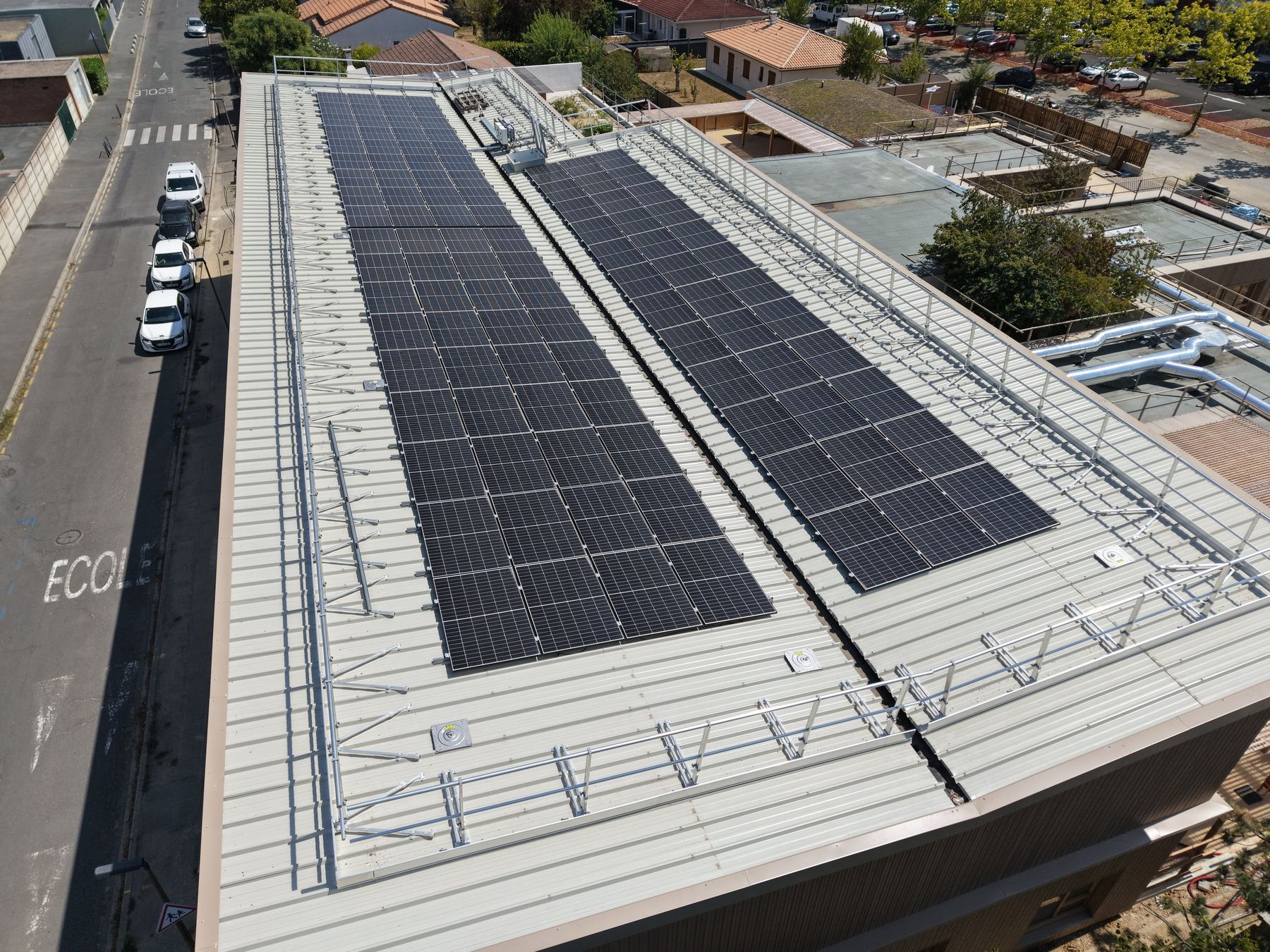 Contrôle de centrale photovoltaïque en toiture