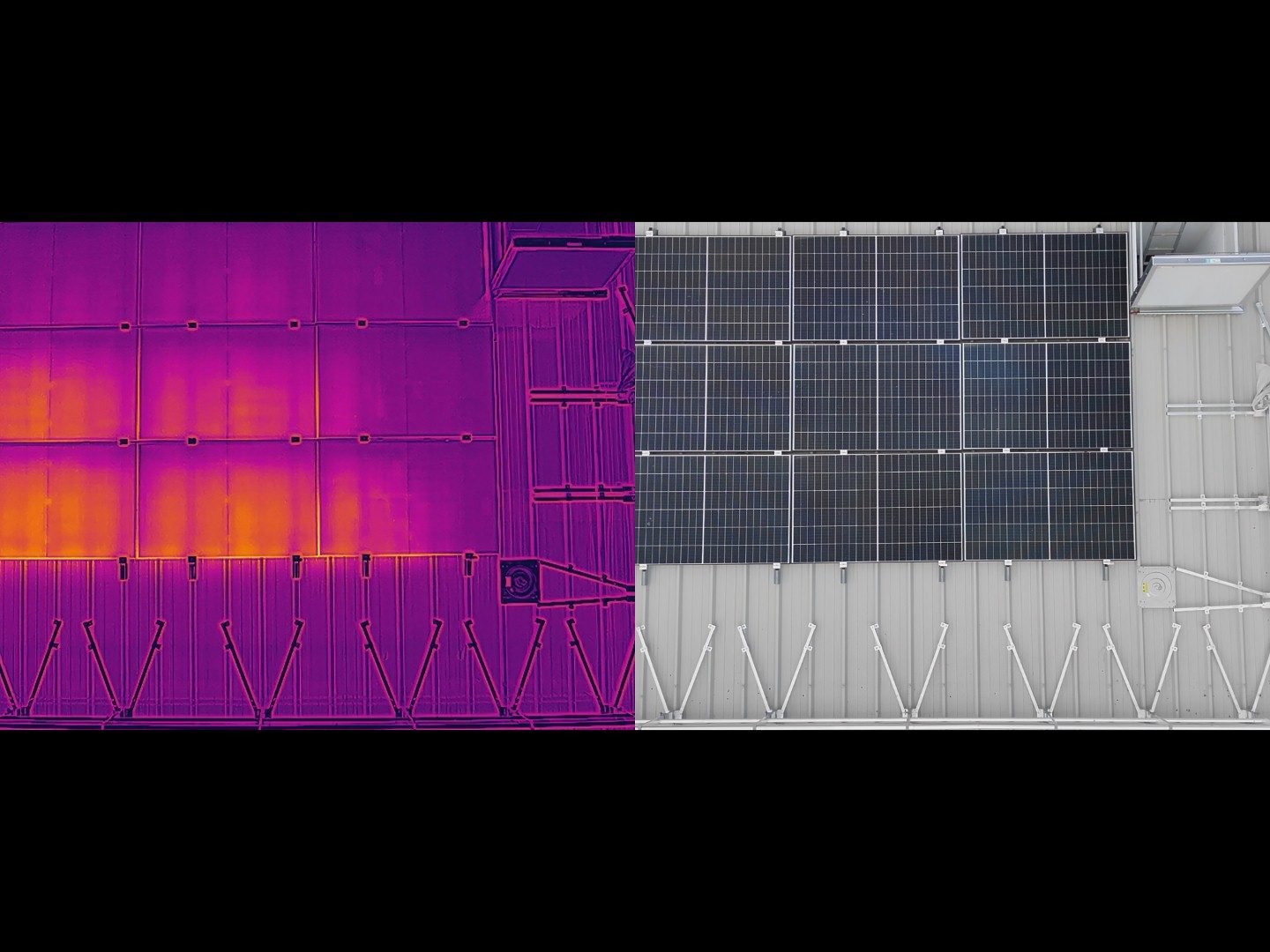 Thermographie de panneaux photovoltaïques